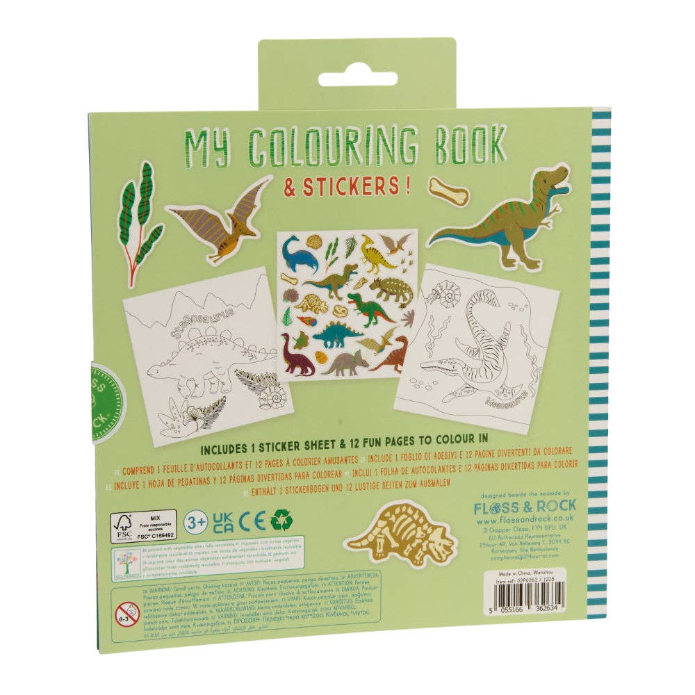 Floss & Rock | My Colouring Book | Dinosaur
