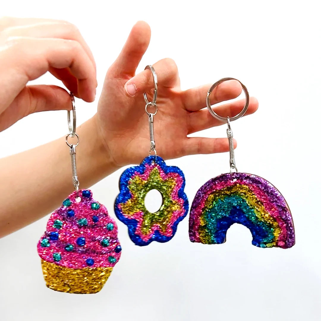 Tiger Tribe Glitter Goo Bag Charms - Glitter Pop