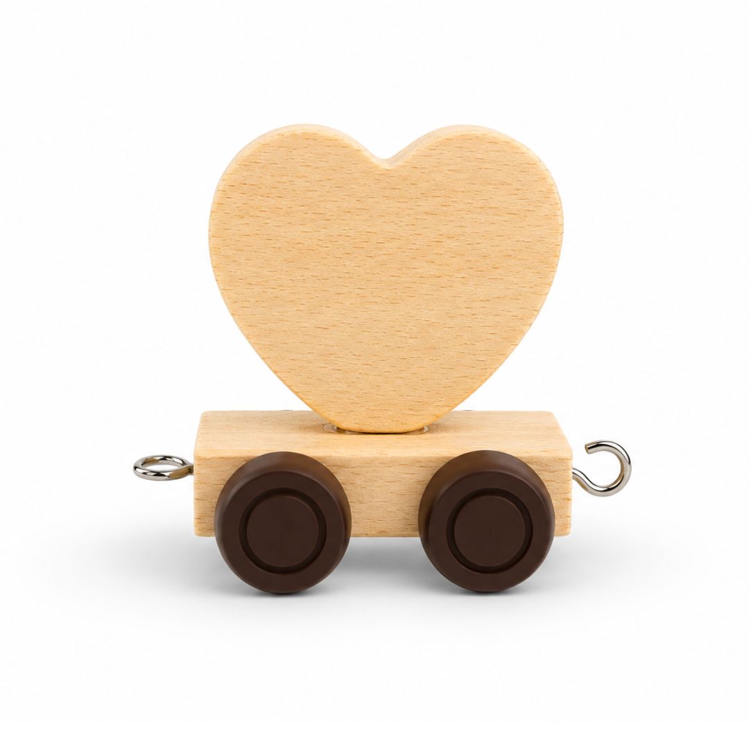 Wooden Name Train | Heart