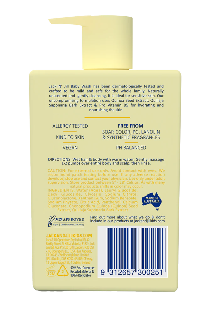 Jack N' Jill | Natural Baby Wash 300ml