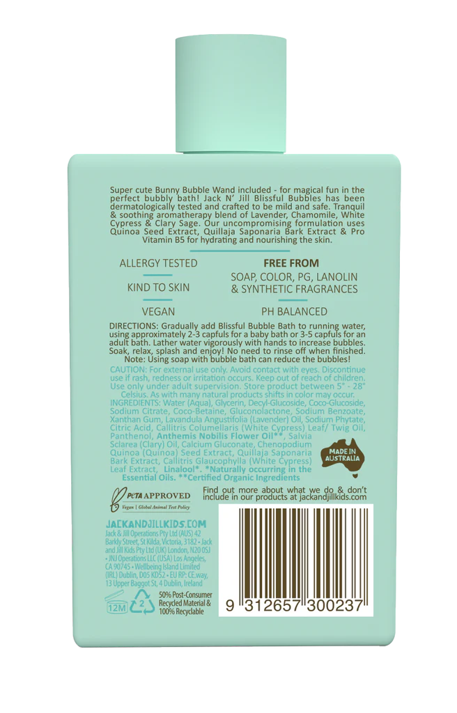 Jack N' Jill | Natural Bubble Bath 300ml