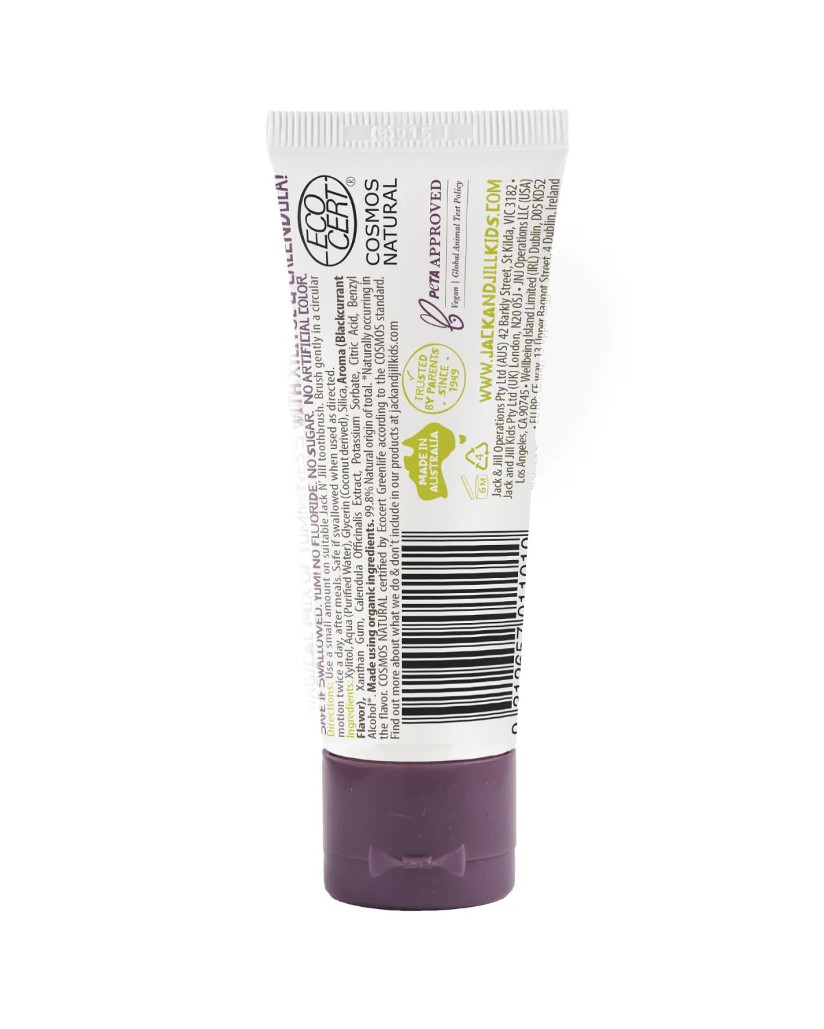 Jack N' Jill | Blackcurrent Natural Toothpaste 50g