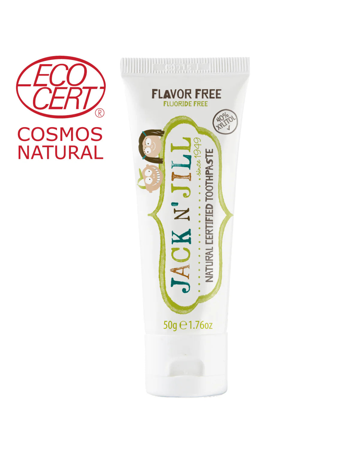 Jack N' Jill | Flavour Free Natural Toothpaste 50g