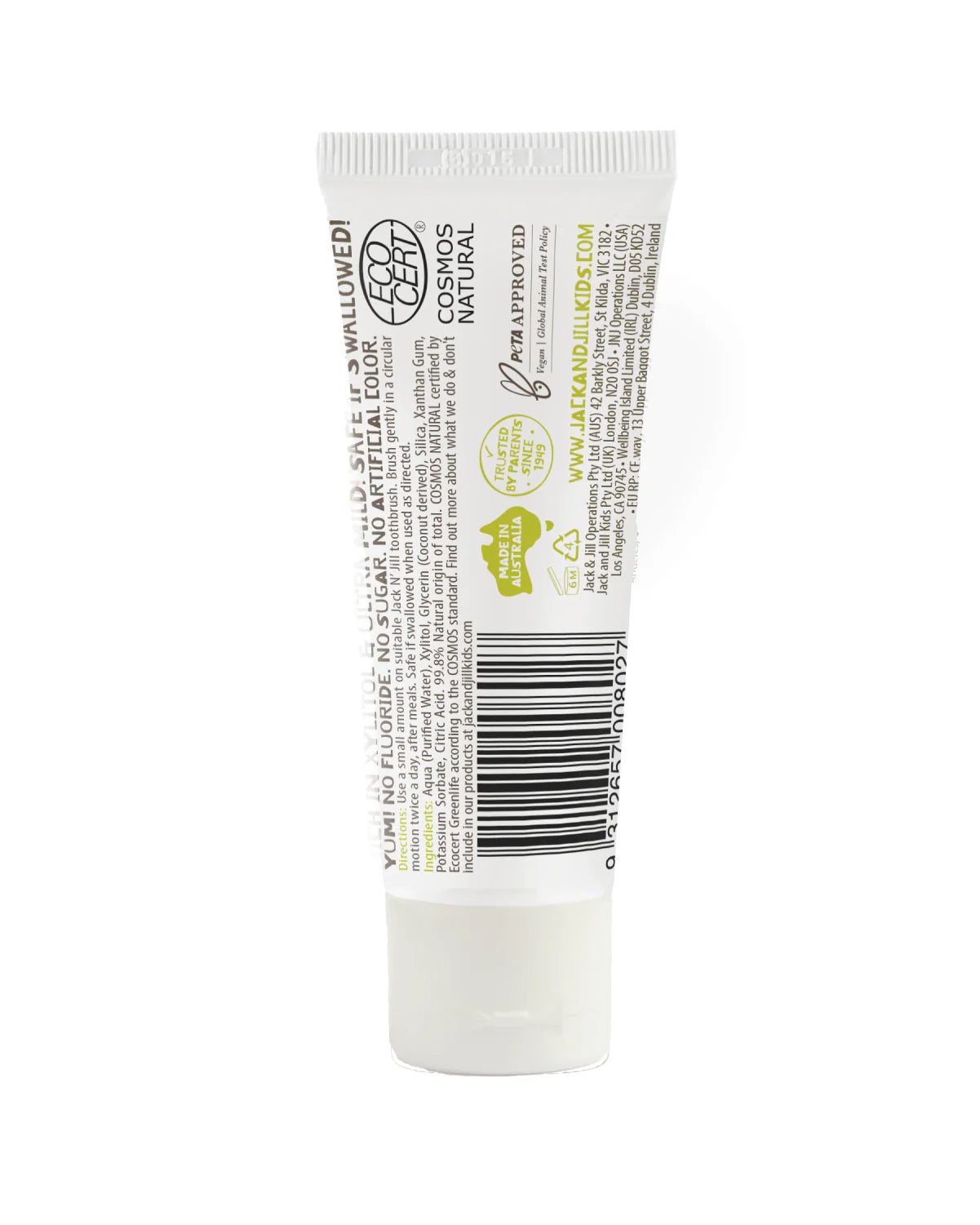 Jack N' Jill | Flavour Free Natural Toothpaste 50g