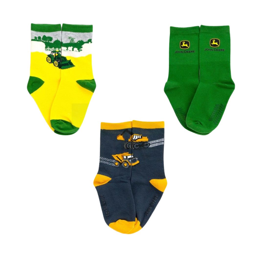John Deere | 3 Pack Crew Socks