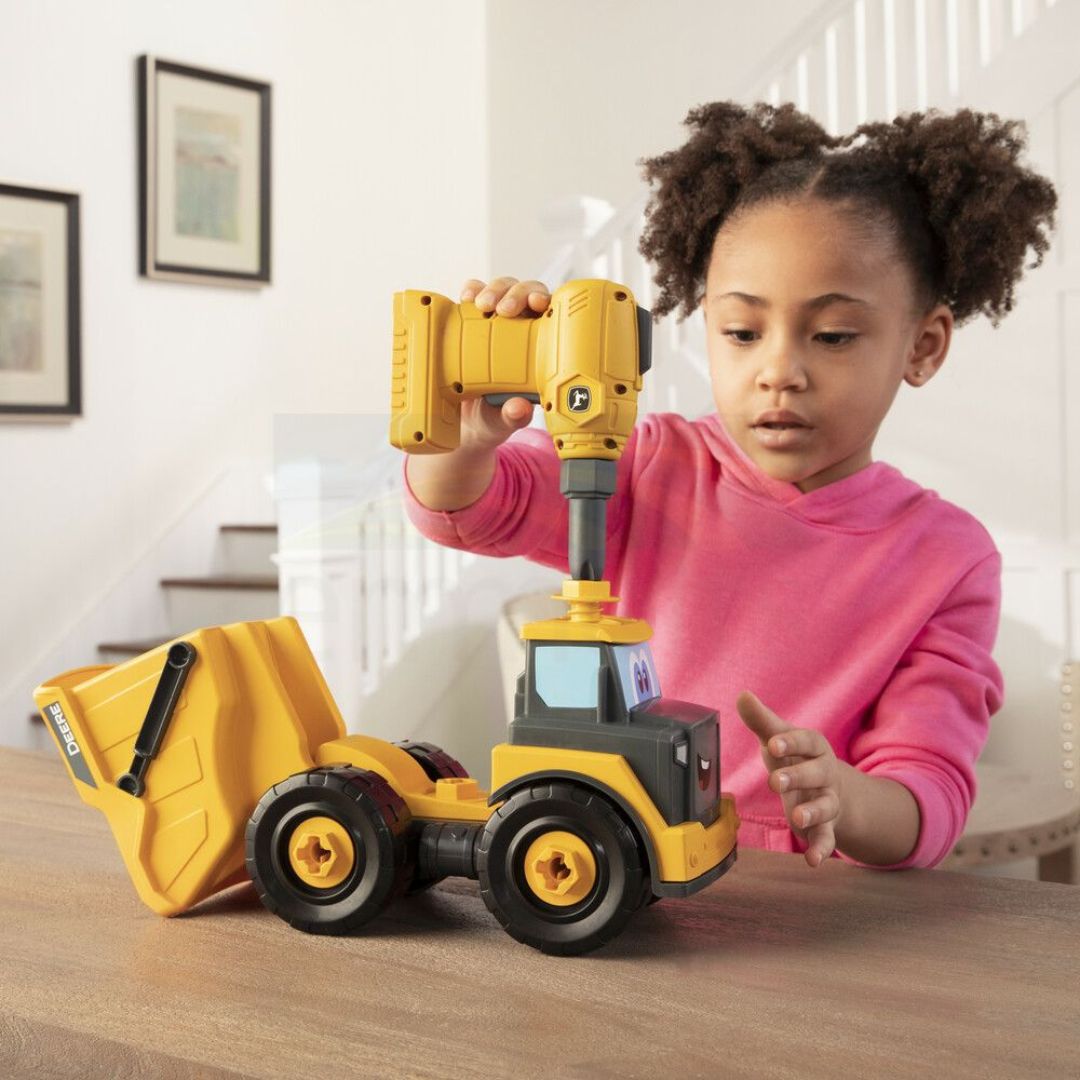 John Deere | Build-A-Buddy Dump Truck - YELLOW Version (POWERED)