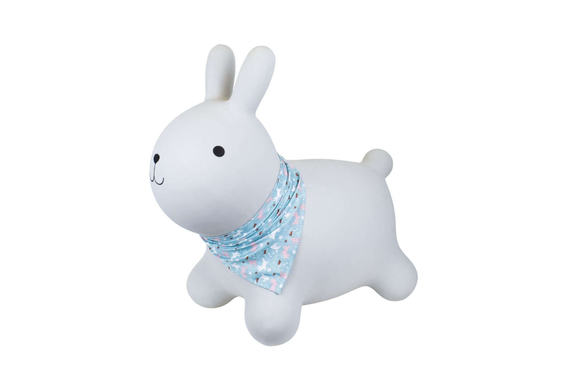 Bouncy Rider Ashby the Rabbit – Charming inflatable ride-on rabbit for toddlers (12 months+), with easy-grip ears and secure seat, includes hand pump, made with safety standard to help develop balance and coordination.