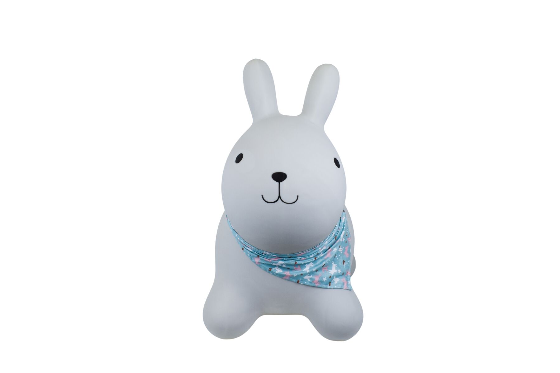Bouncy Rider Ashby the Rabbit – Charming inflatable ride-on rabbit for toddlers (12 months+), with easy-grip ears and secure seat, includes hand pump, made with safety standard to help develop balance and coordination.