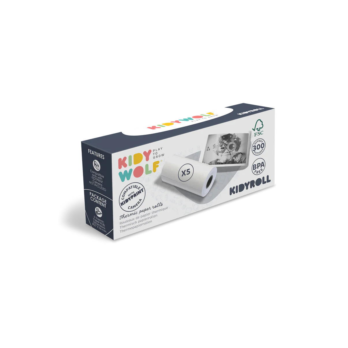 Kidywolf | Kidyroll | Thermal Paper