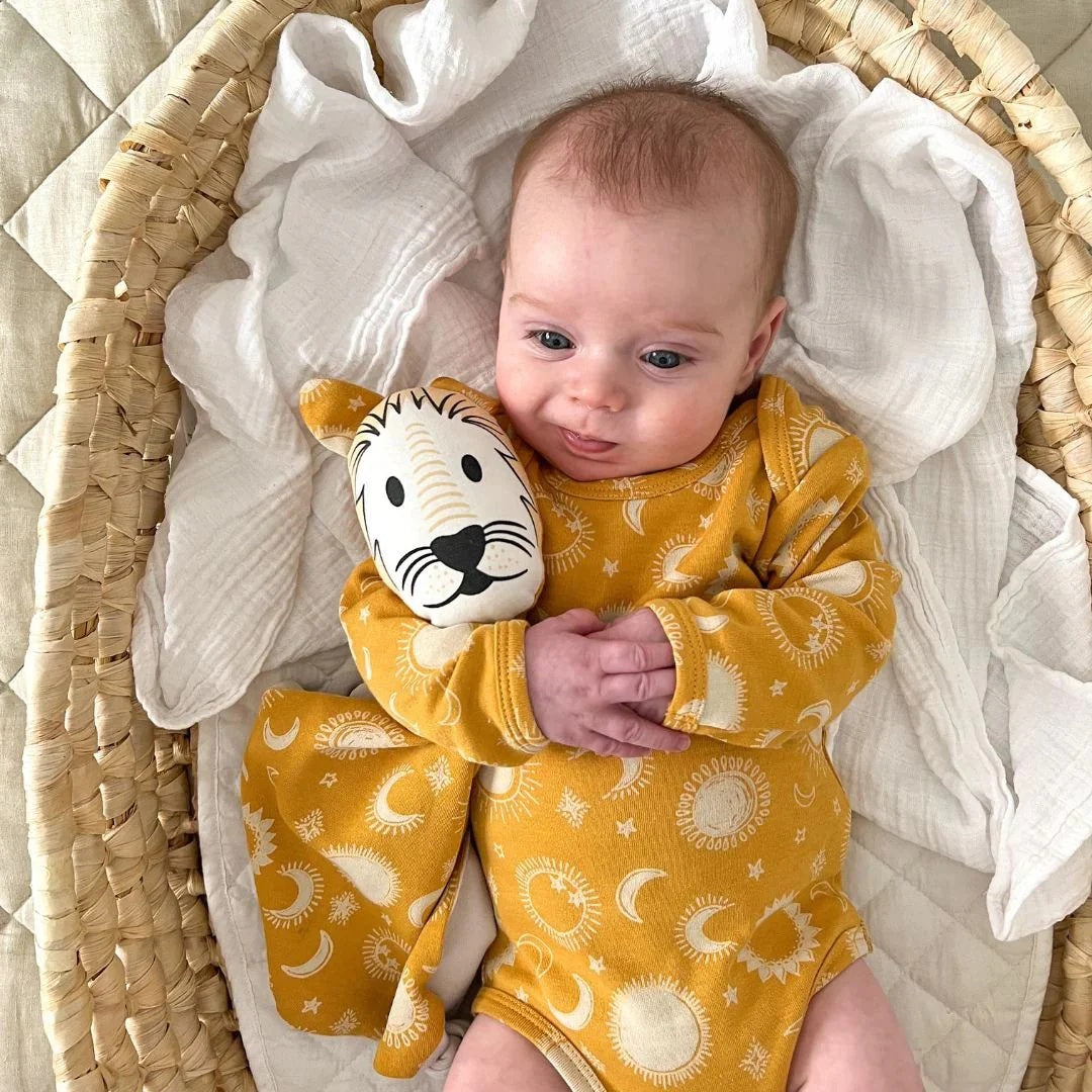 Kippins Organic Cotton Baby Comforter Dash
