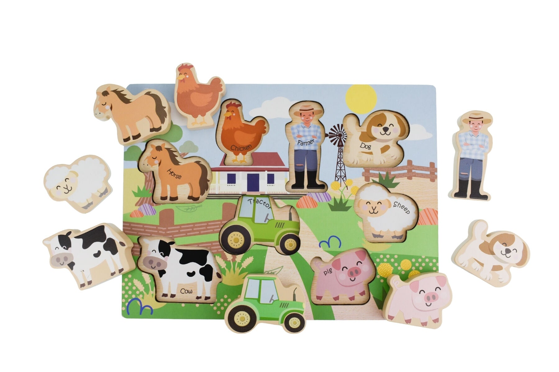 Koala Dream | Chunky Wooden Puzzle | Aussie Farm Animals
