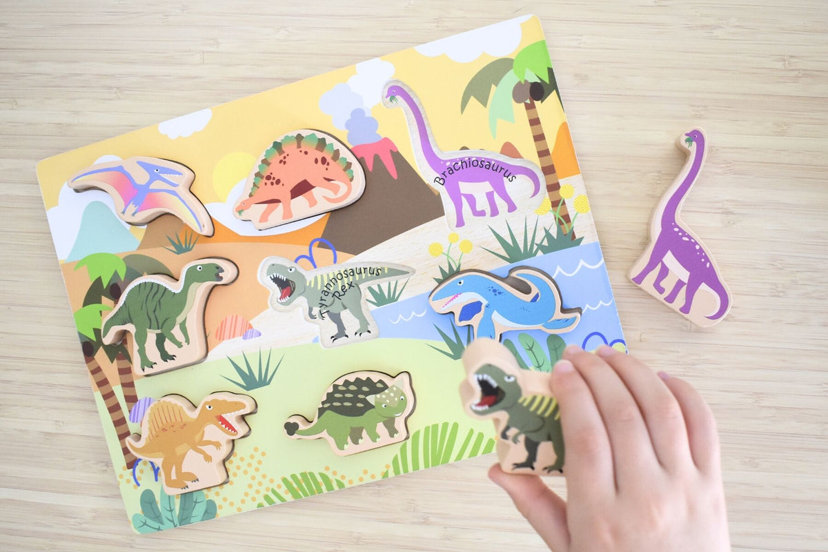 Koala Dream | Chunky Wooden Puzzle | Dinosaurs