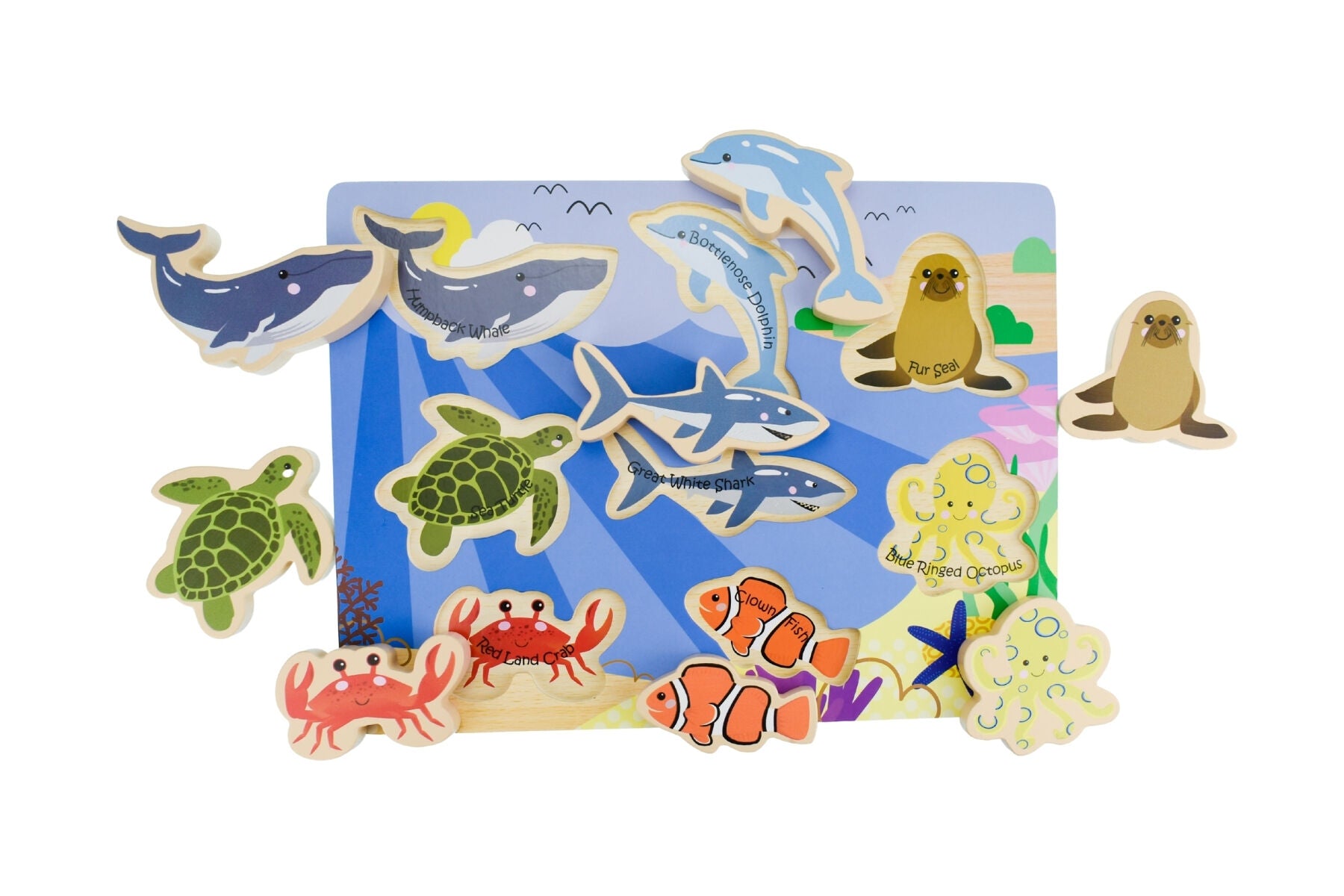 Koala Dream | Chunky Wooden Puzzle | Sea Animals