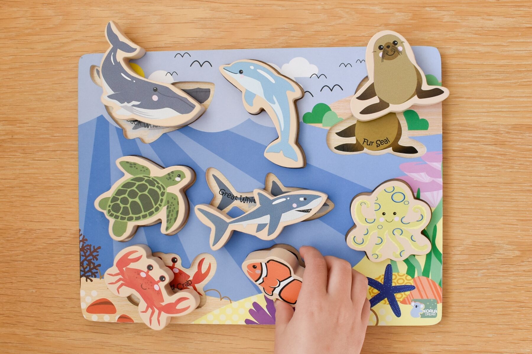 Koala Dream | Chunky Wooden Puzzle | Sea Animals