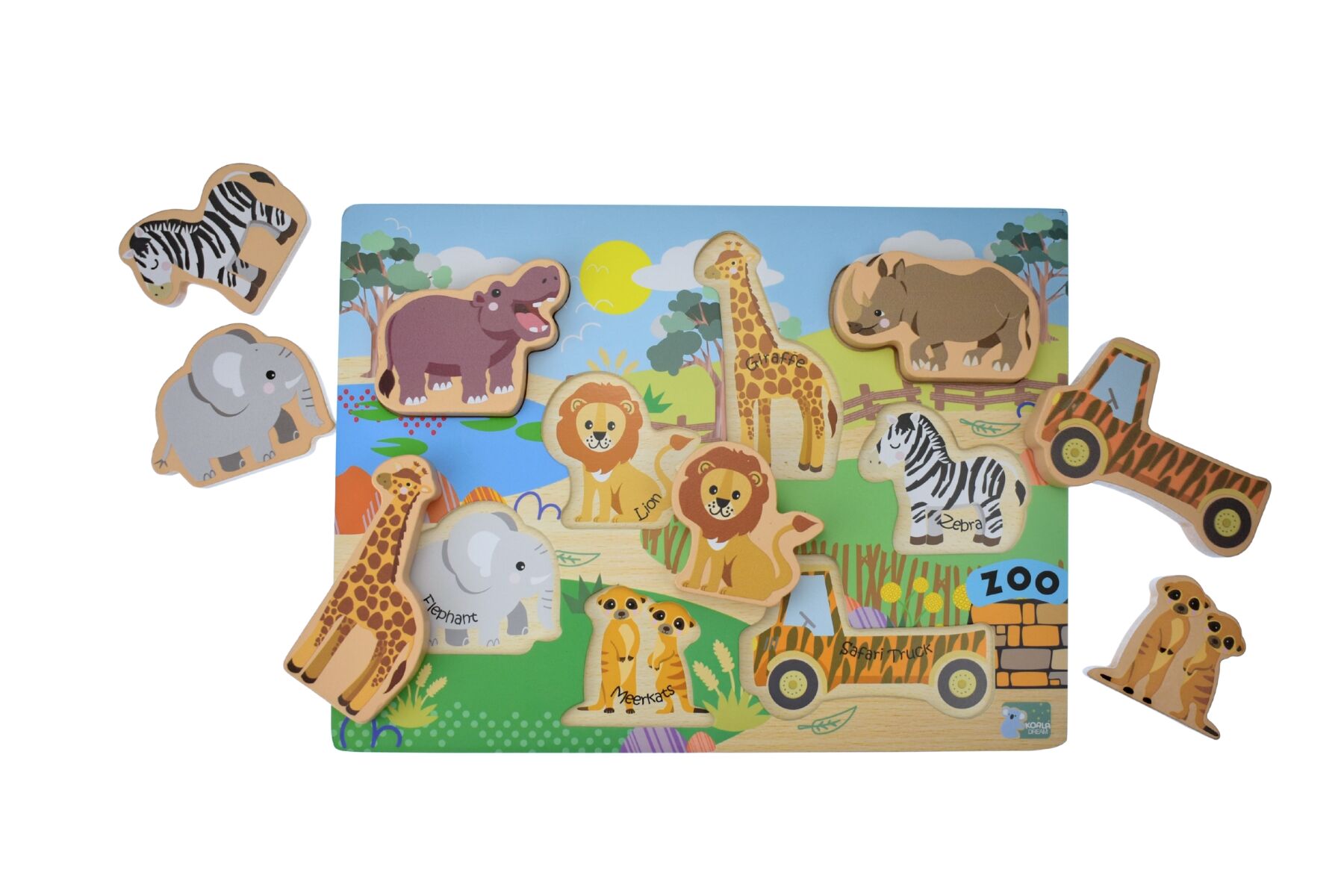 Koala Dream | Chunky Wooden Puzzle | Zoo Animals
