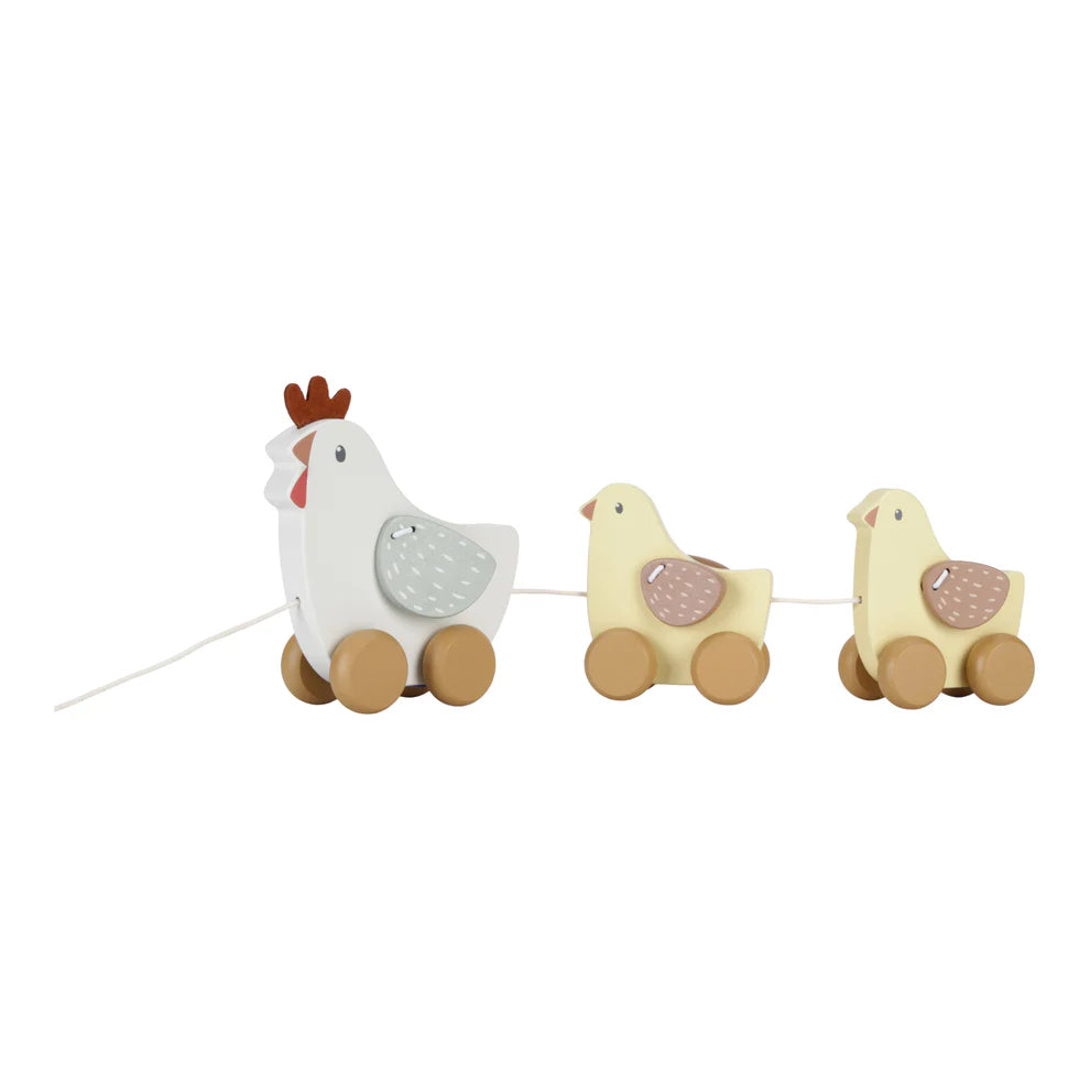 Little Dutch | Little Farm Pull Along Chickens