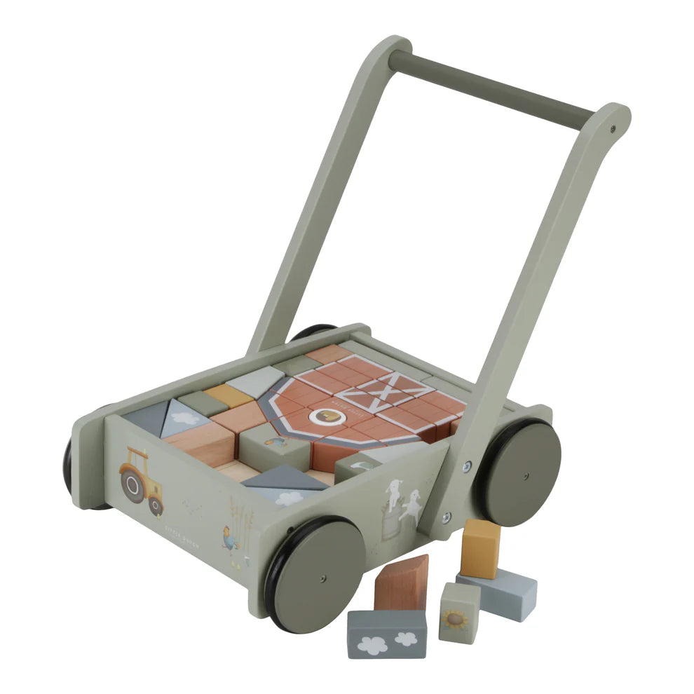 Little Dutch | Little Farm Block Trolley