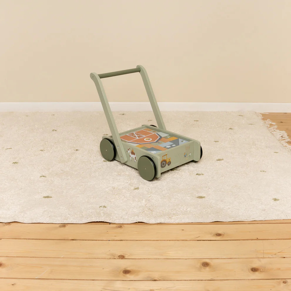 Little Dutch | Little Farm Block Trolley