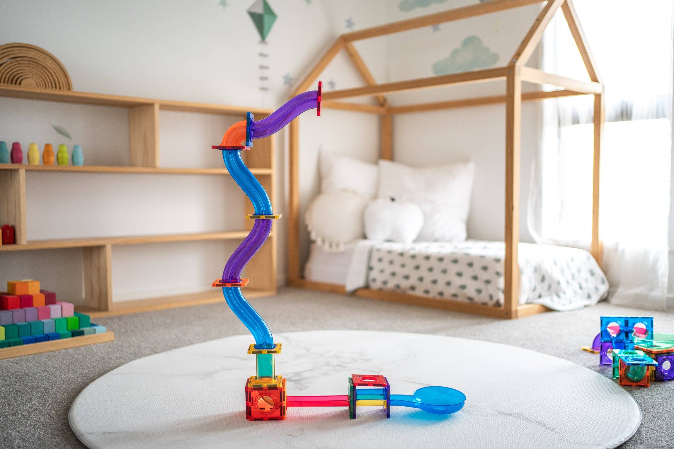 Learn & Grow Magnetic Ball Run | Expansion Pack (84 pc)