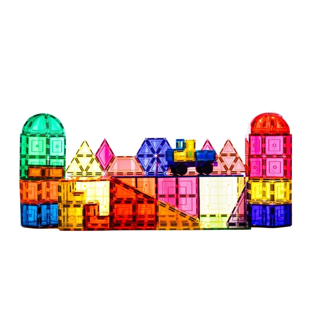 Learn & Grow | Magnetic Tiles | Dome Pack (18 pc)