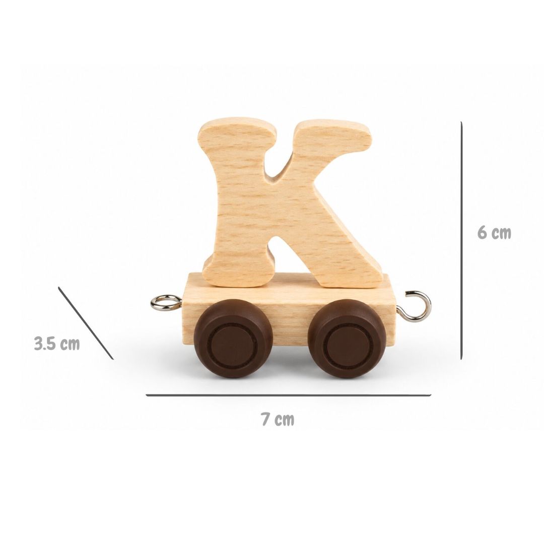 Wooden Name Train | Letter K