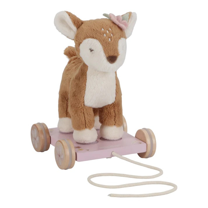 Little Dutch Fairy Garden Plush Pull-Along Deer