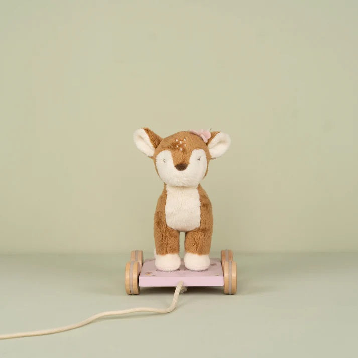 Little Dutch Fairy Garden Plush Pull-Along Deer
