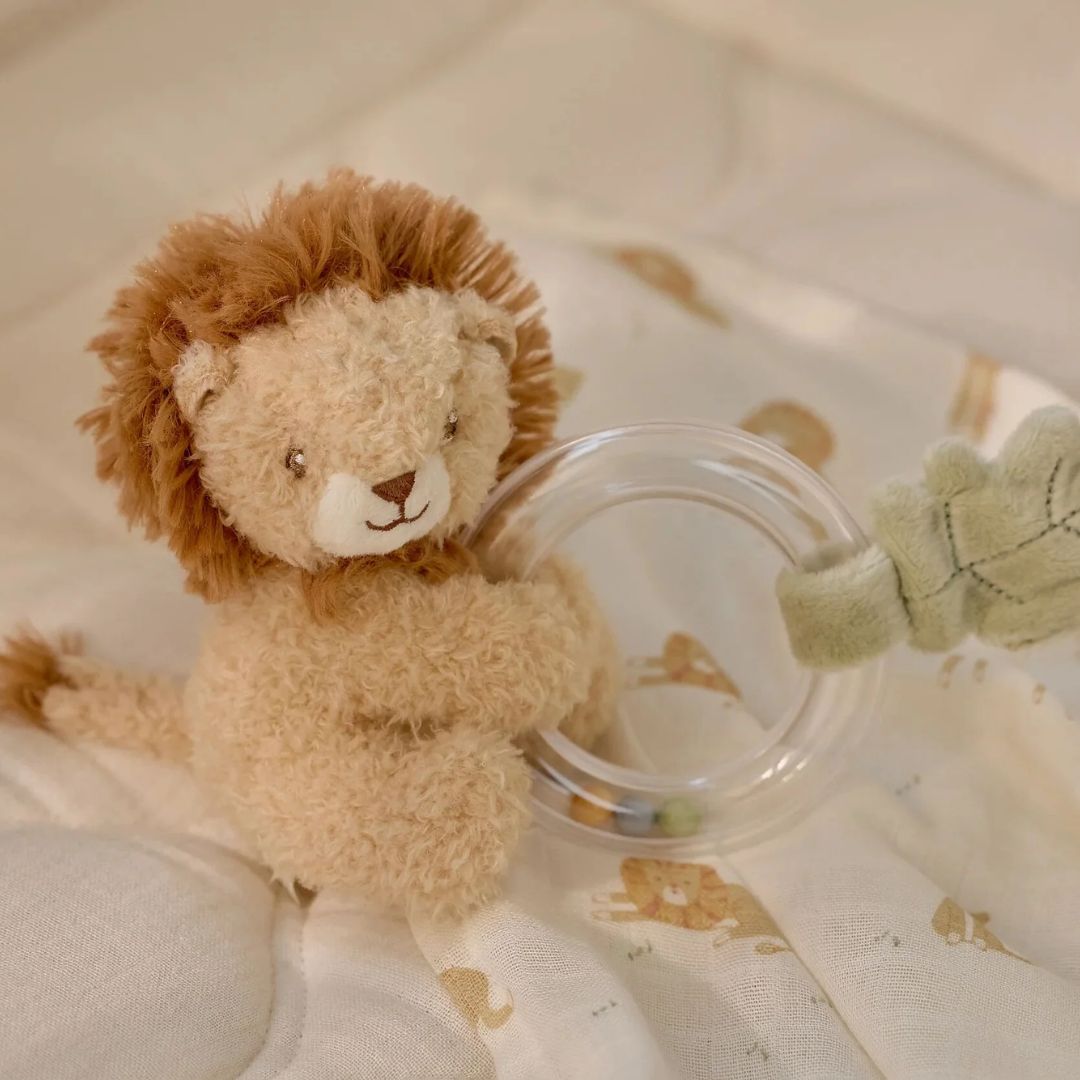 Little Dutch | Safari Friends Ring Rattle Lion