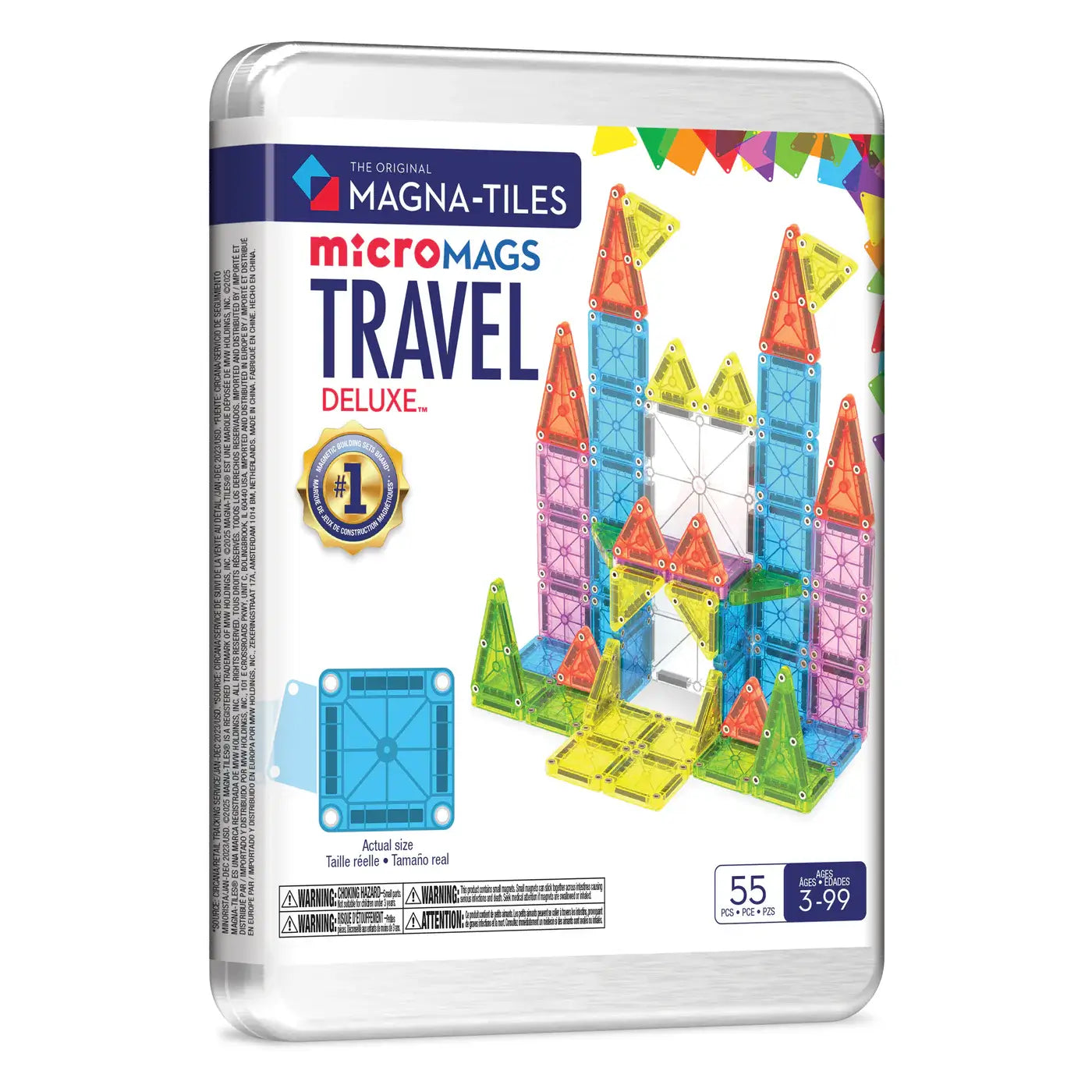 MAGNA-TILES | microMAGS Travel Set Deluxe - 55pc