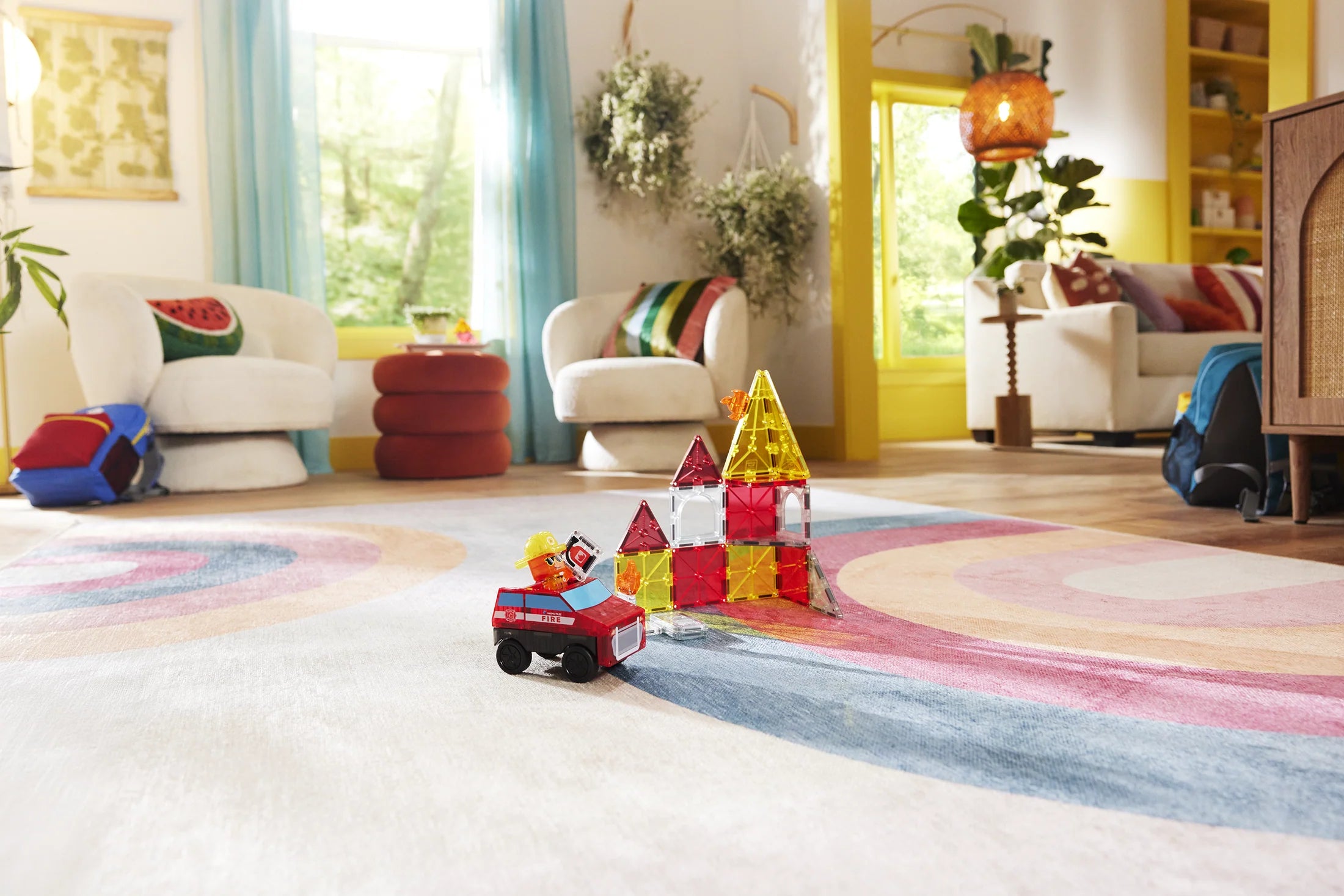 MAGNA-TILES | Fire Rescue 27pc Set