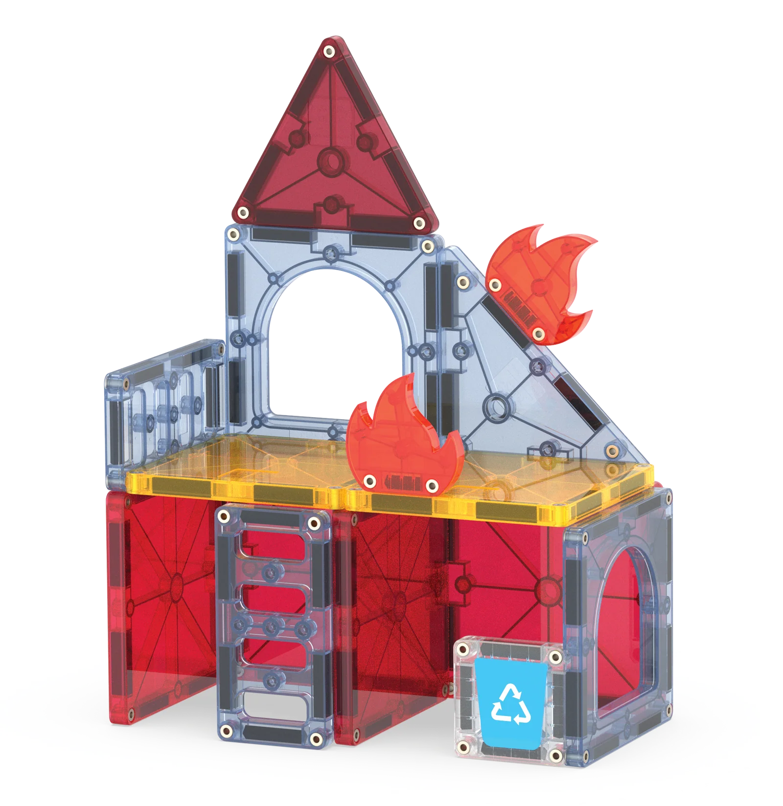MAGNA-TILES | Fire Rescue 27pc Set