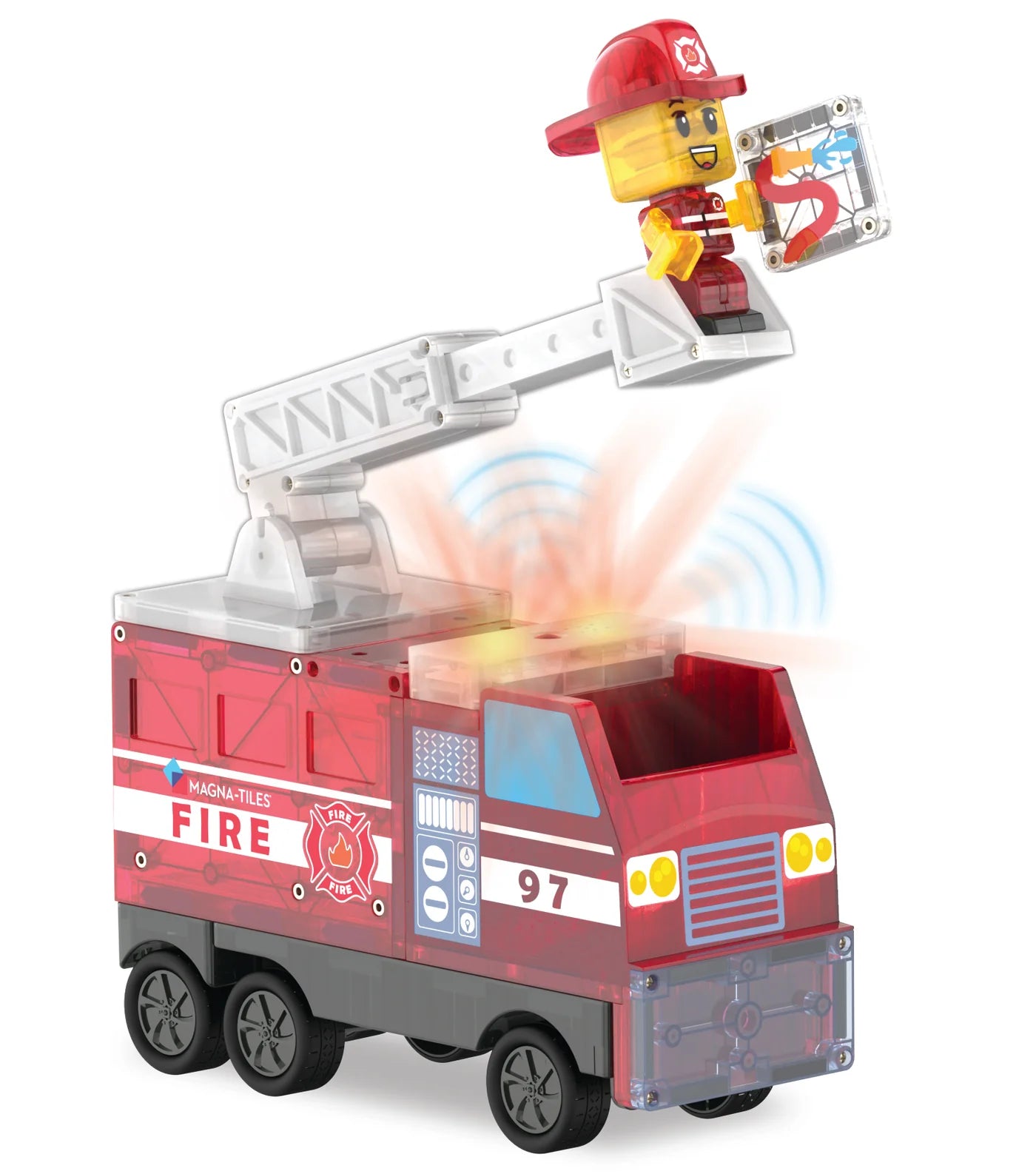 MAGNA-TILES | Fire Station 50pc Set