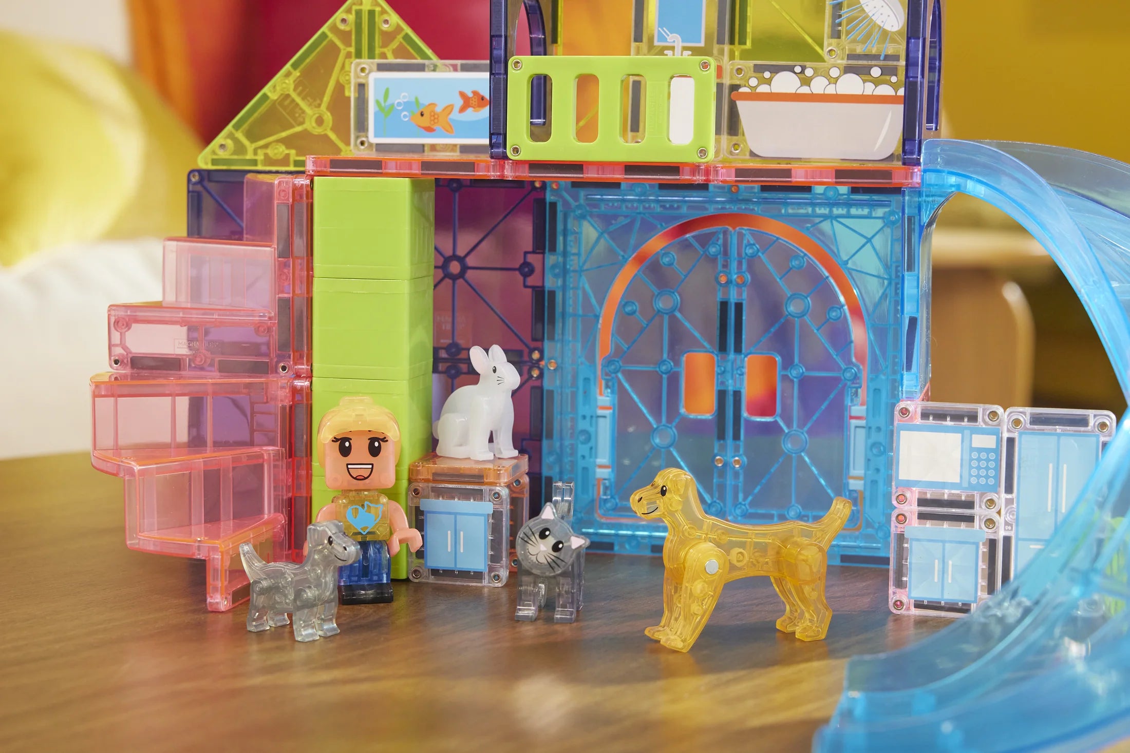 MAGNA-TILES | Pet Playhouse 50pc Set