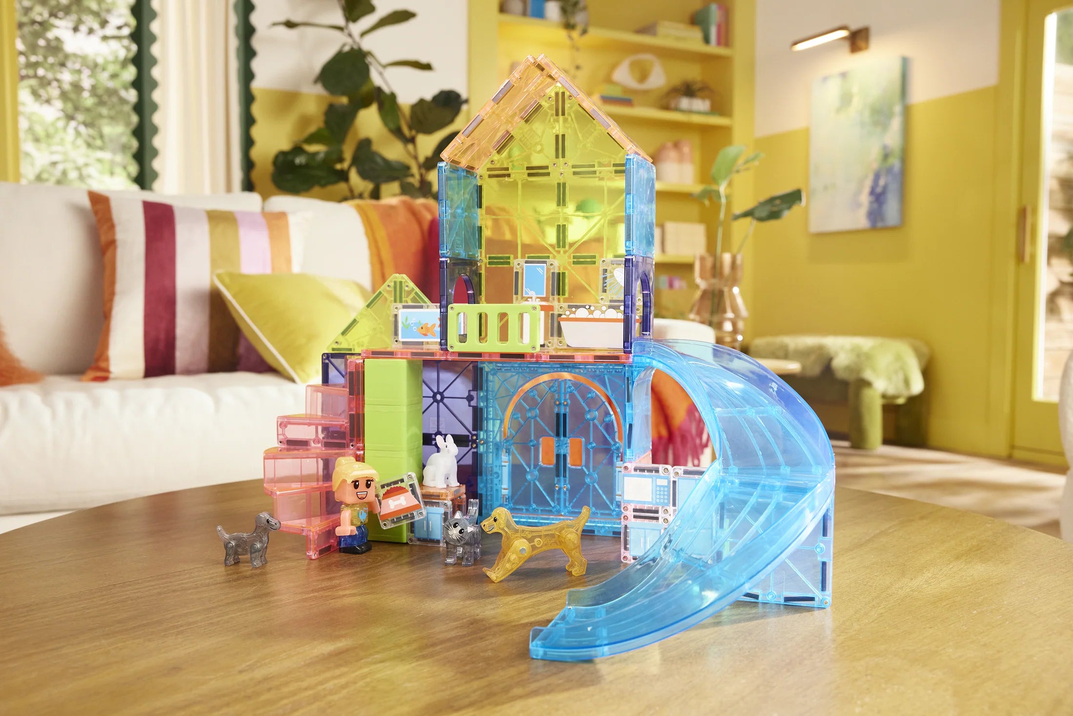 MAGNA-TILES | Pet Playhouse 50pc Set
