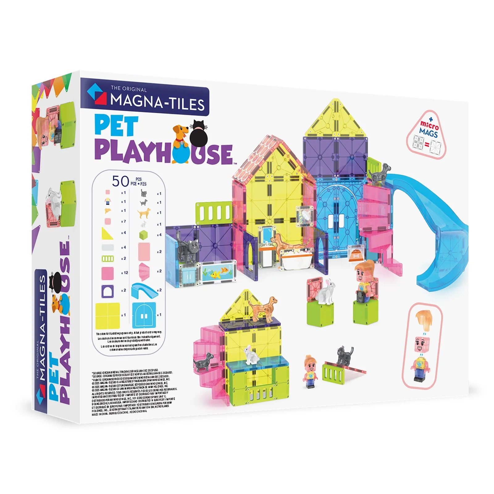 MAGNA-TILES | Pet Playhouse 50pc Set