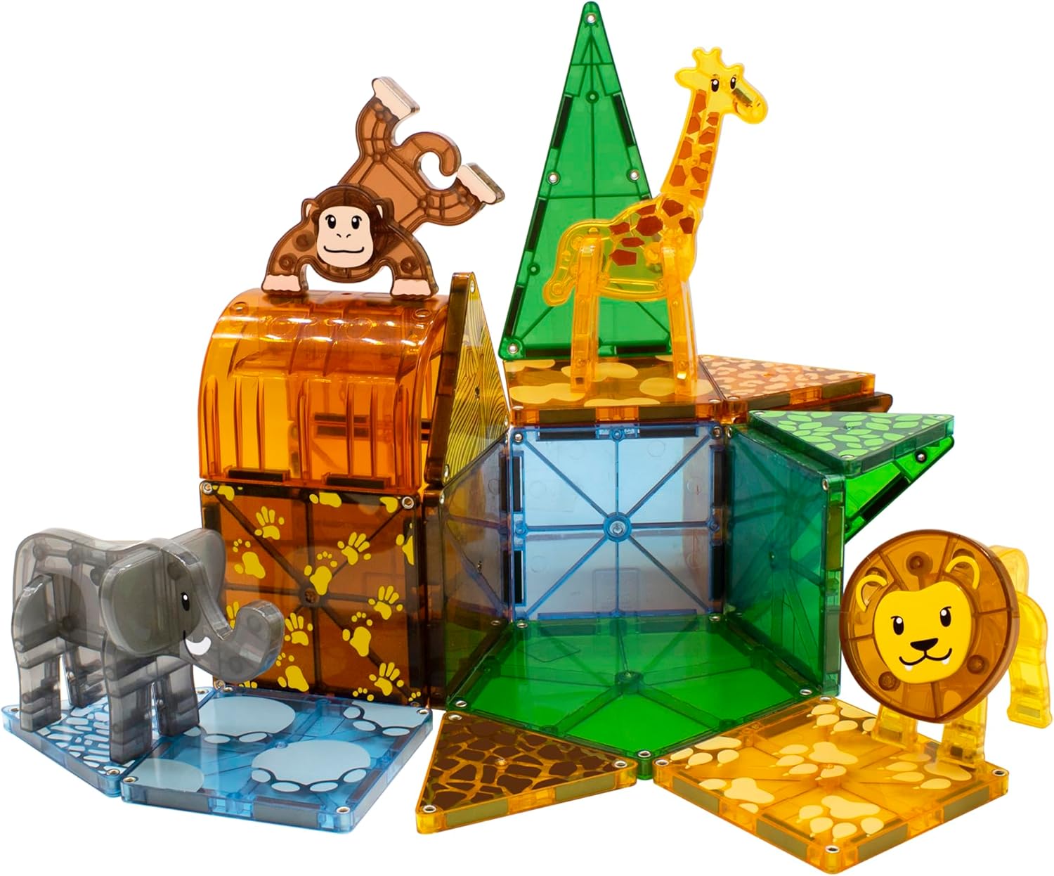MAGNA-TILES | Safari Animals 25pc Set