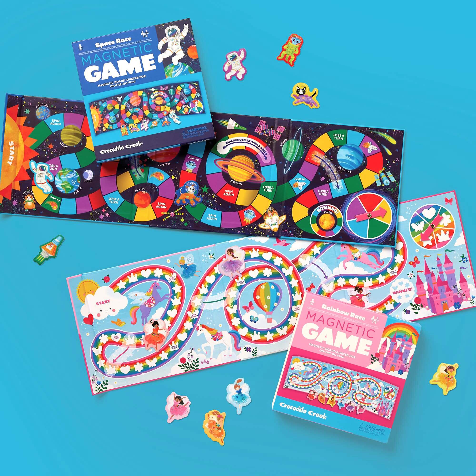 Crocodile Creek Magnetic Game | Rainbow Race