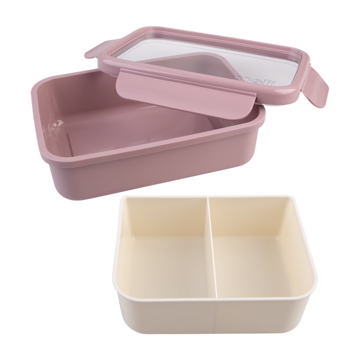Melii Luxe Bento Box 1.25L | Pink/Ivory