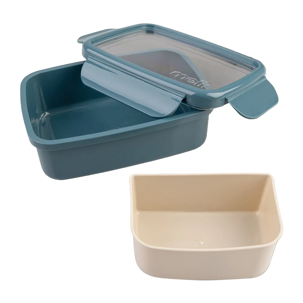 Melii Luxe Bento Box 880ml | Blue/Mint