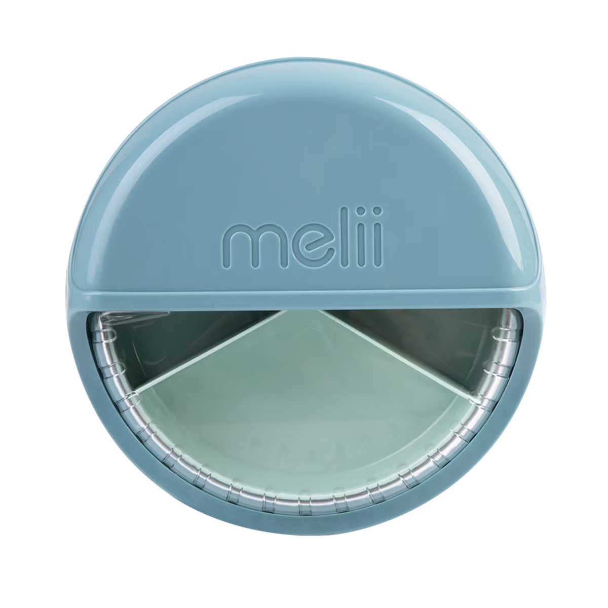 Melii Luxe Spin Snack Container | Blue