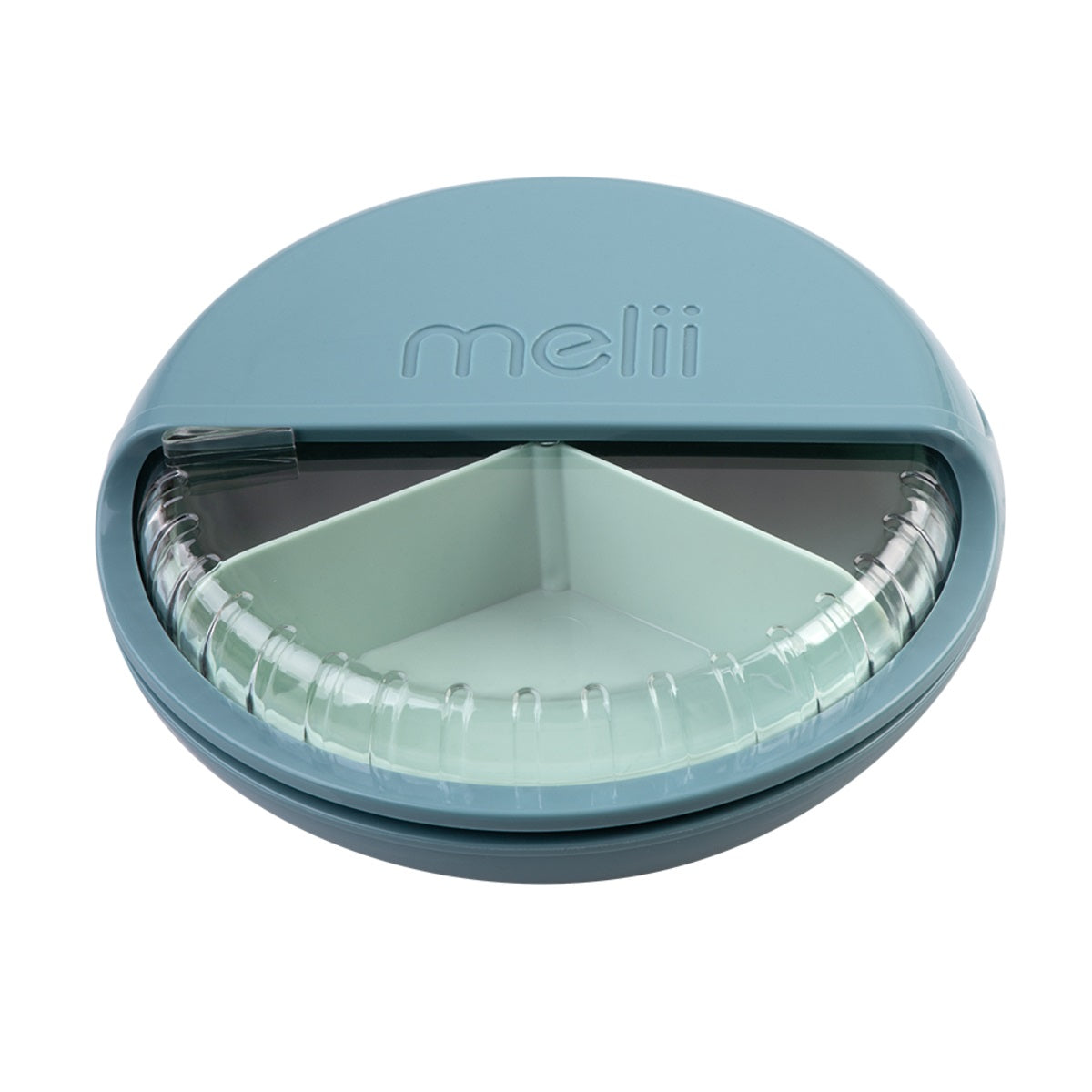 Melii Luxe Spin Snack Container | Blue