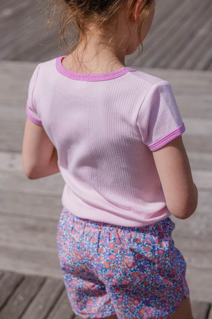 Milky | Pink Rib Tee