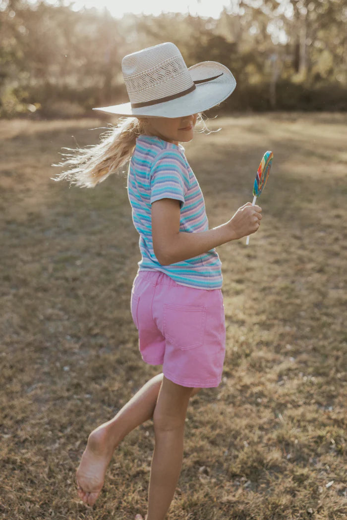 Milky | Pink Twill Short