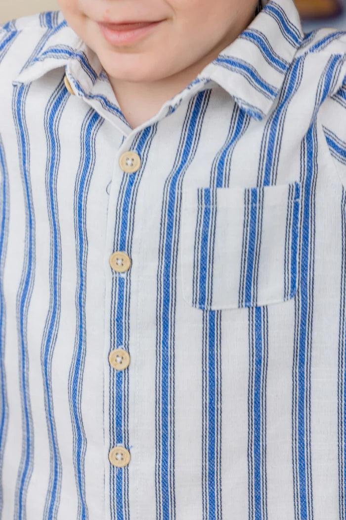 Milky | Stripe Linen Shirt