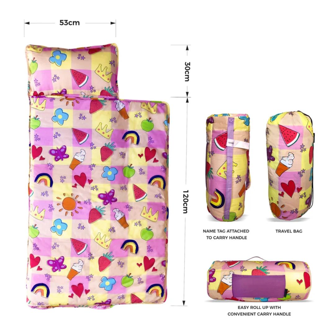 Morgy + Wills | Kids Nap Mat | Strawberry Delight