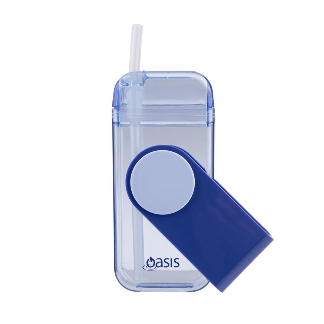 Oasis Kid's Tritan Juice Box w/ Straw 300ml | Blue