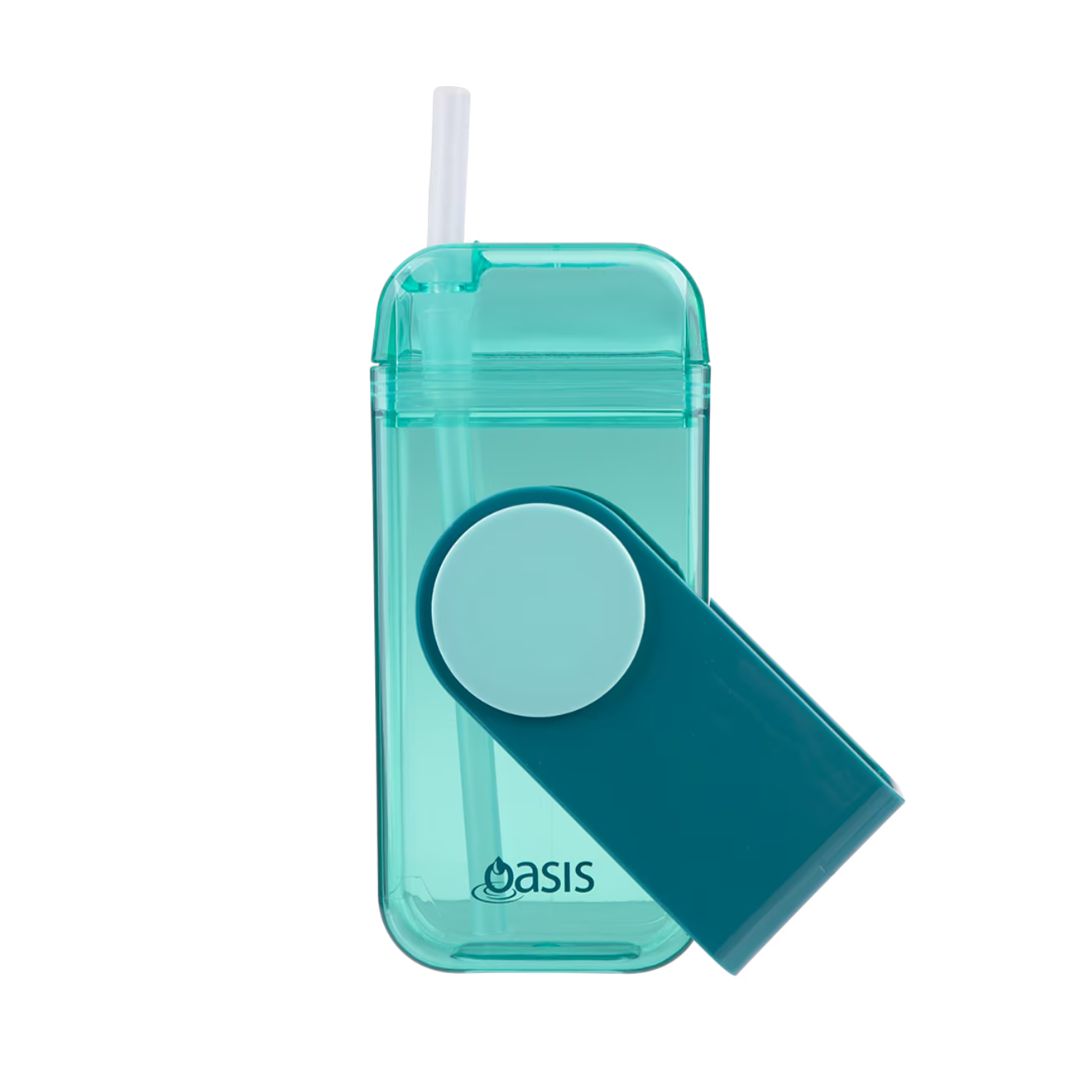 Oasis Kid's Tritan Juice Box w/ Straw 300ml | Green