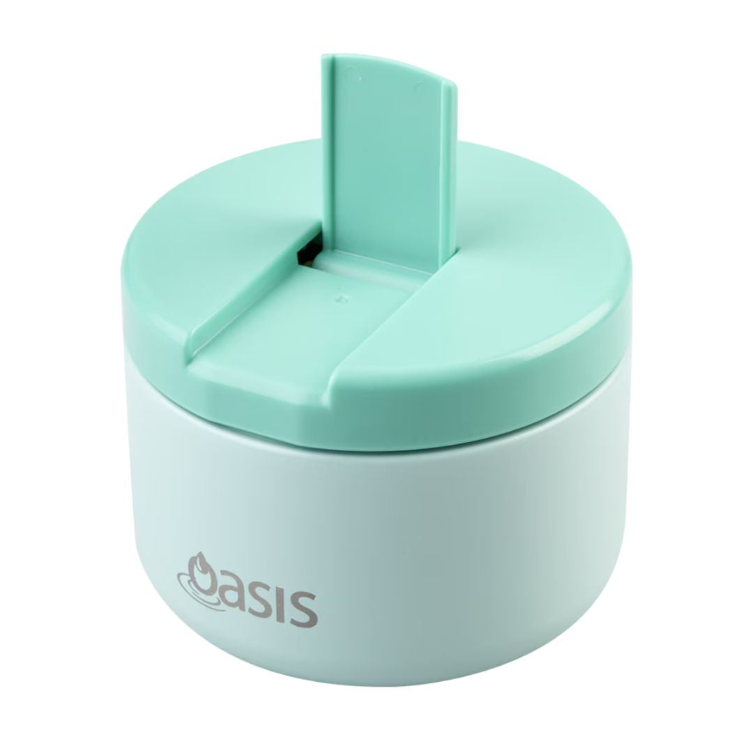 Oasis S/S Double Wall Insulated Food Flask w/ Quick Release Lid 300ml | Mint