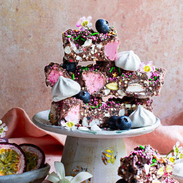 Pebbly Path | Rocky Road | Pavlova Parkway Rocky Road: 100 grams