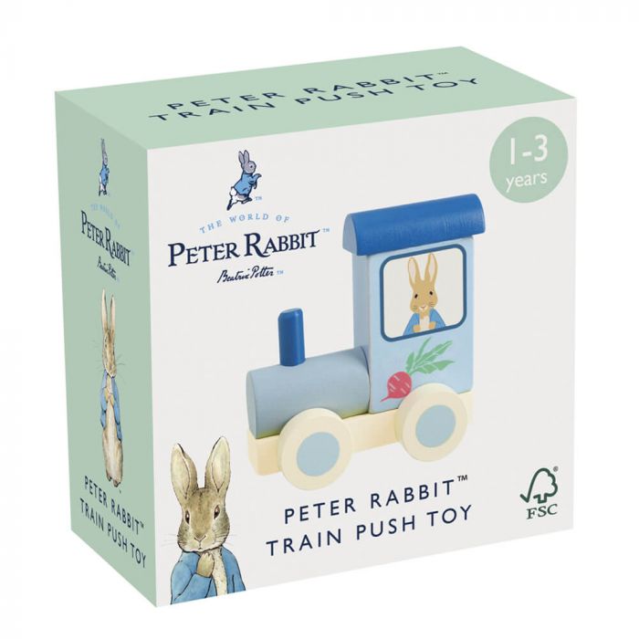 Peter Rabbit | Wooden Train Push Toy